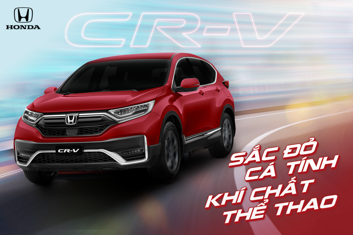 Honda CR-V: Thêm sắc đỏ – Tôn cá tính